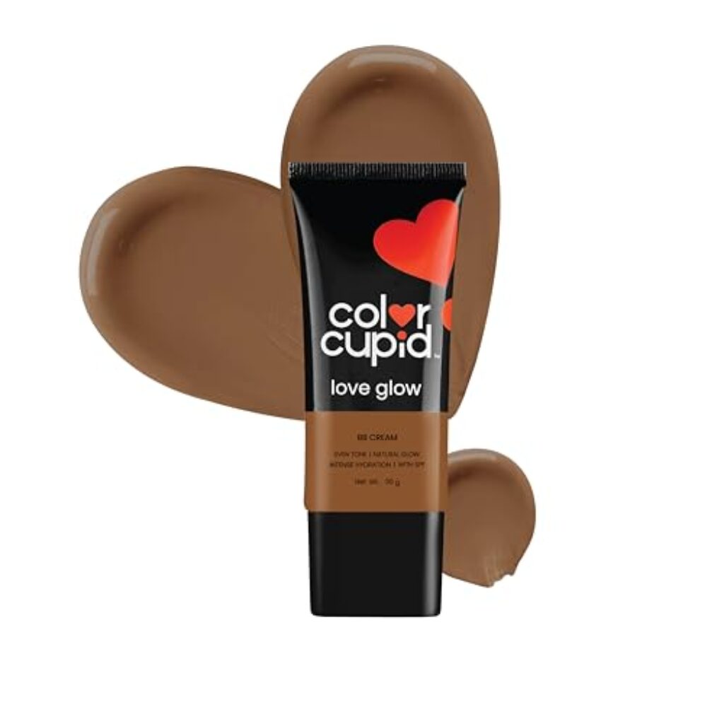 Color Cupid Hydrating Everyday Glow BB Cream with SPF | Lightweight, Easy to Blend | For Indian Skin tones | Infused with Hyaluronic Acid & Ceramide | Love Glow | Caramel | 30 g