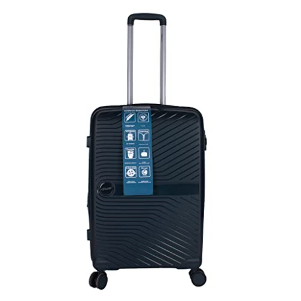 F Gear Stv Pp02 24" Dark Blue Hardsided Check-in Spinner Suitcase (4050)