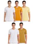 Amazon Brand – Symbol Men’s Solid Regular T-Shirt (AW17PLPO5V4_Multicolor4 M)