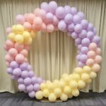 AMFIN (Pack of 25) Pastel Birthday Decoration Item Balloons – Pink, Purple & Yellow