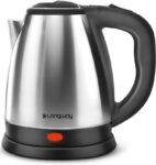 Longway Kestro 1500 W with Stainless Steel Body for Boiling, Making Tea, Coffee, Soup Electric Kettle(1.5 L, Silver)