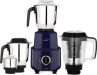 V-Guard Sturdy QuadraFlow Design Juicer Jar 750 W Juicer Mixer Grinder(Citius | 4 Jars | Precision Blend Stainless Steel Blades | Blue)