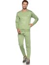 YHA Men’s Regular Fit TrackSuit (TRCKSUT03GRNL_Green_Large)