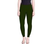 Clotth Theory Women’s Skinny, Relaxed Leggings (CTWSLA_23_Bottle Green_S)