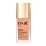 LAKMÉ 9To5 Powerplay Priming Medium Coverage Normal Skin,Liquid Matte Foundation, Built In Primer, Spf 20, Cool Rose, 25 Ml