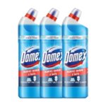 Domex Hemir Fresh Guard Disinfectant Toilet Cleaner Liquid, Ocean Fresh, 1 L| Pack Of 3, Freshness For 100 Flushes