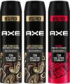 AXE Dark Temptation and Intense Deodorant Spray  –  For Men(645 ml, Pack of 3)