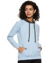 Amazon Brand – Symbol Regular Women’s Cotton Blend Hooded Neck Sweatshirt(Aw18Wnssw21_Sky Blue_X-Large_Sky Blue_XL)