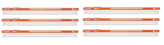 Halonix 20Watt Led Batten/Tubelight | Streak Square 4Ft Led Batten For Living Room & Bedroom | Cool Day Light, Pack Of 6