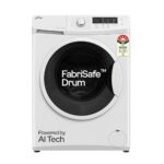 Godrej 7 Kg 5 Star, With AI Tech, I-Sense Technology Fully-Automatic Front Load Washing Machine (2024 Model, WFEON CRS 7010 5.0 FKEDM GLWH, Inbuilt Heater and FabriSafe™ Drum, Glacial White)