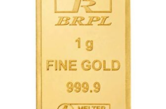 Bangalore Refinery 24k (999.9) 1 gm Yellow Gold Bar