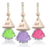 The Old Natural Snif Diamond Hanging Car Perfume Combo Pack | Long Lasting Car Freshener with Refill Pack | Combo – Pack of 3 (Jazzy Jasmine, Romantic Rose and Lavender Love)