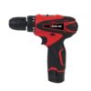 Spartan Cordless Drill Kit, Double 12V 2.0Ah Lithium-Ion Battery(Running upto 30min) with LED, Keyless Chuck, Charger & Carrying Case, Suitable for Wood, Metal, Aluminium(Pack of 1)