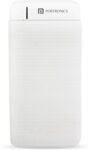 Portronics 10000 mAh 12 W Power Bank(White, Lithium Polymer, Fast Charging for Mobile)