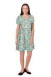 Allen Solly Junior Girl’s Cotton Classic Mini Dress (AGDRERGFE24162_Green_11 Years)