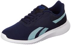 Reebok Men Textile,Synthetic Rubber Mens Inspired Trainer Training Shoes VECNAV/CBLACK/SEAGRY UK-9