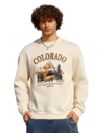 TAGAS Men’s Fleece Year Round Replenishable Round Neck Regular Fit Sweatshirt (MSS-1-COLORADO-BEIGE-M_Beige_M)