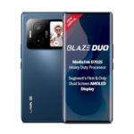 Lava Blaze Duo 5G (Celestial Blue, 6GB RAM, 128GB Storage) |Segment’s First Secondary Screen|120 Hz Curved Amoled Display | 64 MP Camera (Sony Sensor) | MediaTek Dimensity 7025 Processor