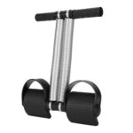 Amazon Brand – Symactive Lightweight Portable Tummy Trimmer/Waist Trimmer/Tummy Twister/Belly Exercise Machine For Abs, Stomach, Legs Workout For Women&Men,Silver