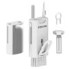 Sounce 8 in 1 Laptop Cleaning kit for Mobile, iPhone, Airpods, Keyboard, Multifunctional Screen Cleaner Gadget with Mobile Holder – White