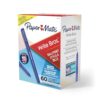 Paper Mate Write Bros Stick Ballpoint Pens, Medium Point, Blue Ink, 60-Count