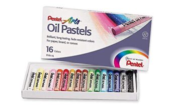 Pentel Arts Oil Pastels, 16 Color Set (PHN-16)