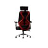 CELLBELL C190 Berlin Office Chair, High Back Mesh Ergonomic Home Office Desk Chair (Red – Black)