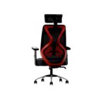 CELLBELL C190 Berlin Office Chair, High Back Mesh Ergonomic Home Office Desk Chair (Red – Black)