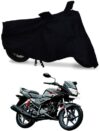 HYBRIDS COLLECTION Two Wheeler Cover for Hero(Ignitor, Black)