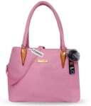 Fargo Women’s PU leather handbags Shoulder Bag For Women (Pink)