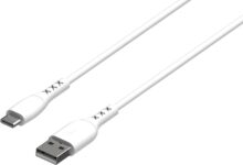 BlackBoar USB Type C Cable 3 A 1 m PVC 18W Type A to C cable(Compatible with All Android devices and ios devices, White, One Cable)