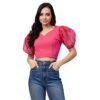 Marie Claire Women’s Slim Blouse (MC2301_Pink Small)
