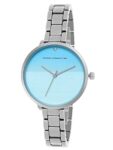 French Connection Analog Blue Dial Women’s Stainless Steel Watch-Fcs001B