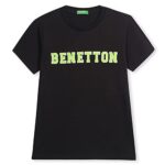 United Colors of Benetton Boy’s Regular T-Shirt (30963ECOMI_Black 0Months-12Months)