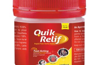 Quik Relif Pain Relief Balm for Headache | Back Pain | Cough/Cold Balm(10 ml)