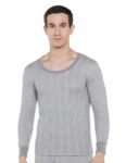 Fort Collins Men’s Regular Fit Thermal Topwear (IHMT903FC_Grey Melange L)