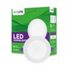 EcoLink 10W Concealed JB Ceiling Light | Round Ceiling LED Downlighter for Home & Hall | Cut Out: 3 inch, Color: Natural White, Pack of 1