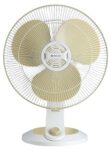 Bajaj Veloce 400mm Table Fan for Home | Air Freshener Pocket | 100% Copper Motor | High Air Delivery | 2 Years Warranty | Champagne Fizz
