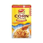 Dabur Honey Cornflakes with Organic Honey – 650g | Naturally Cholesterol Free | No Artificial Flavours, Preservatives & Colors | Non-GMO Ingredients