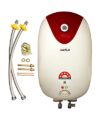 ACTIVA 25Ltr Storage 3 KVA 5 Star Special Anti Rust Coating Tank Geyser Temperature Meter, HD ISI Element Premium (Ivory Brown) with Free Installation…