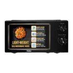 Haier 19 L Inverter Technology, Light Weight, Defrost, 5 Power Levels Solo Microwave Oven (HIL1901MBPB, Black)