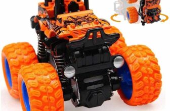 Aarna Monster truck 360 Degree Stunt car with Rubber tyre (Multicolor)(multivolor)