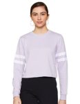 Newport Women’s Polyester Crew Neck Sweatshirt (NPWWPSS20001Z01_LT. Lavender_XS)