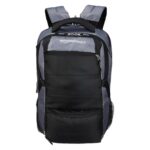 Amazon Basics 29 L Laptop Backpack for Men & Women | Spacious Front Pocket and Back Padding | For Travel, Outdoor, College | 34 L x 18 W x 45.5 H cm | Grey, Black