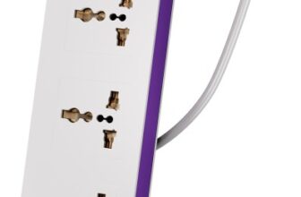 Crompton Powerbox Alpha S 4  Socket Extension Boards(Black, White, 2 m)