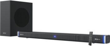 ZEBRONICS JUKE BAR 9102 PRO Dolby v5.0, HDMI (ARC), LED Display 240 W Bluetooth Soundbar(Black, 2.1 Channel)