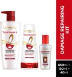 L’Oréal Paris Total Repair 5 Shampoo 650ml + Conditioner 180ml + Serum 40ml(3 Items in the set)