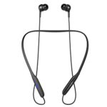INSTAPLAY Insta Buds 5.0 Bluetooth Wireless in Ear Lightweight Sweat-Resistant Magnetic Earphones with Extra Bass Stereo Sound, Voice Assistant with Mic (Black)