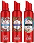 Old Spice Wolfthorn No Gas Deodorant Body Spray Perfume, 140ml & Lionpride No Gas Deodorant Body Spray Perfume, 140ml & Nomad No Gas Deodorant Body Spray Perfume, 140ml For Men