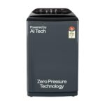 Godrej 8 Kg 5 Star Zero Pressure (0.02 MPa) Technology With Steel Drum Fully-Automatic Top Load Washing Machine (2024 Model, WTEON ADA 80 5.0 FEFN GLGR, Glacial Grey, With Soft Close Lid)